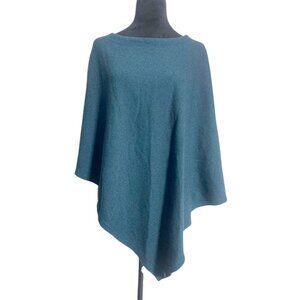 Ibex Size OS  Top Blouse Poncho Asymmetrical  Merino Wool Blend